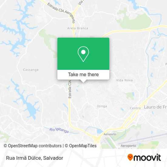 Rua Irmã Dúlce map