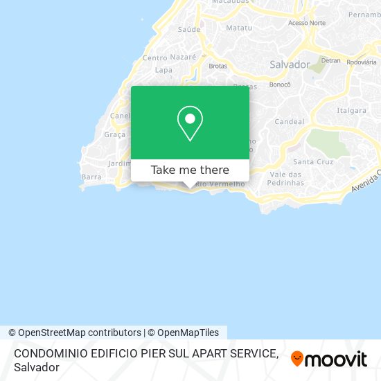 CONDOMINIO EDIFICIO PIER SUL APART SERVICE map