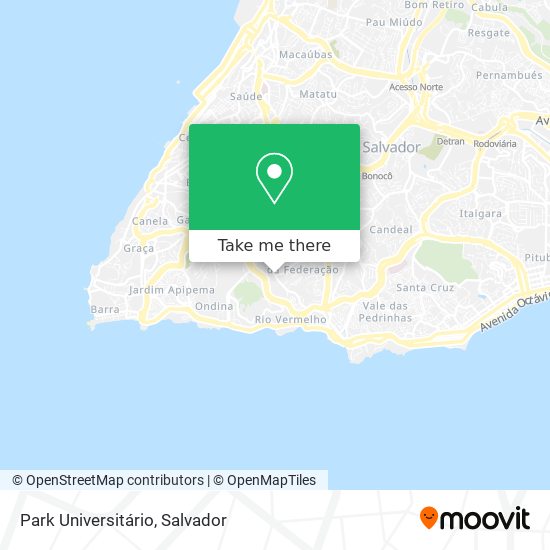 Park Universitário map