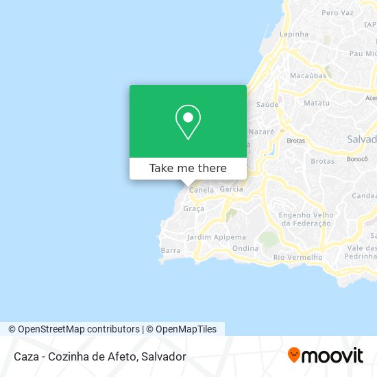 Caza - Cozinha de Afeto map