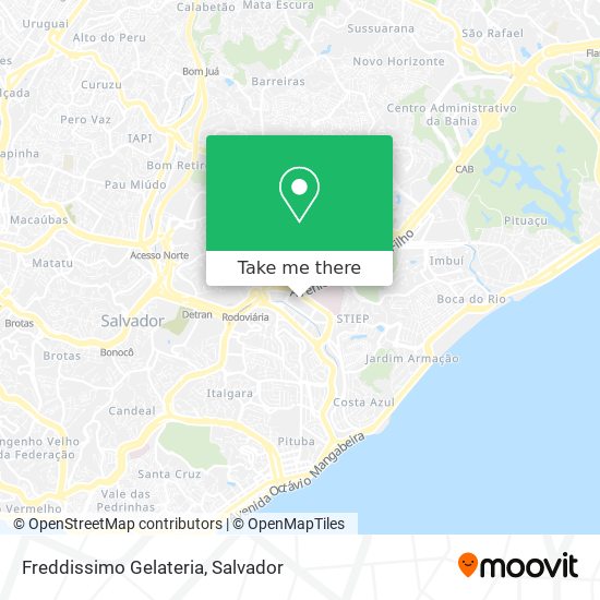 Freddissimo Gelateria map