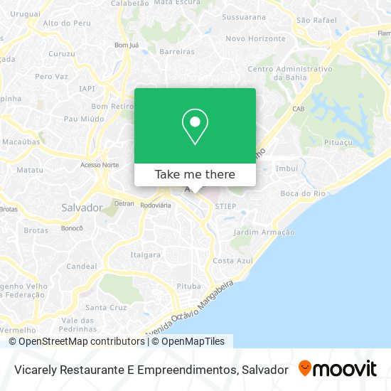 Vicarely Restaurante E Empreendimentos map