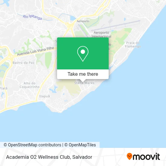 Academia O2 Wellness Club map