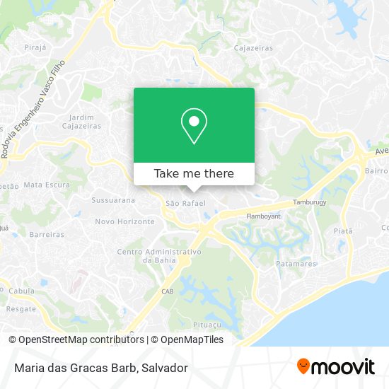 Mapa Maria das Gracas Barb