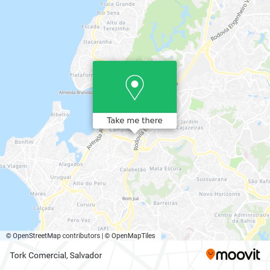 Tork Comercial map