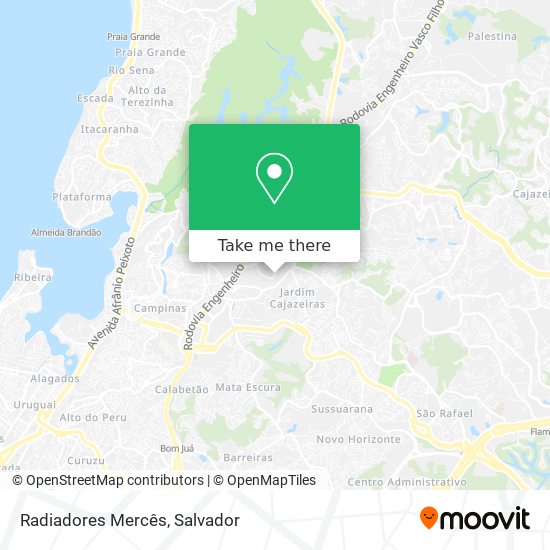 Radiadores Mercês map