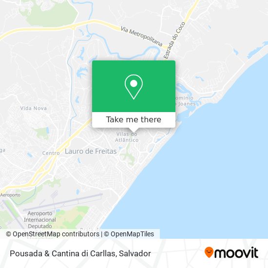 Pousada & Cantina di Carllas map