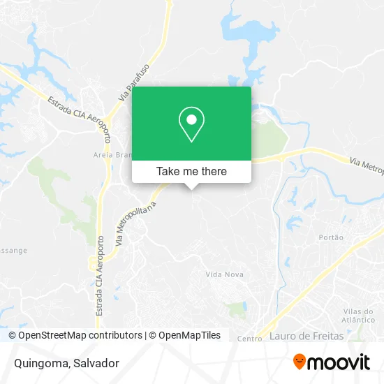 Quingoma map