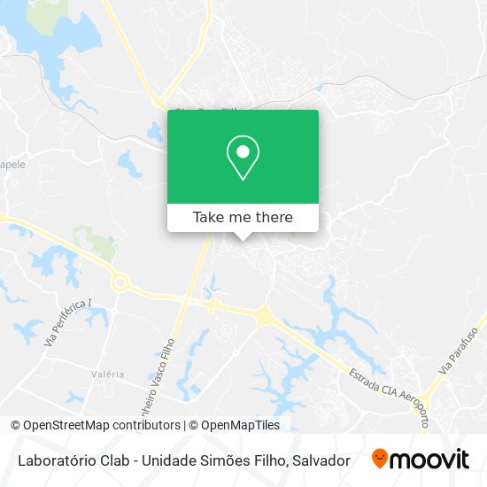 Laboratório Clab - Unidade Simões Filho map