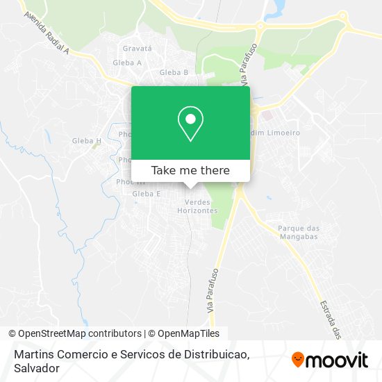 Mapa Martins Comercio e Servicos de Distribuicao