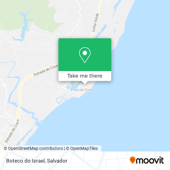 Mapa Boteco do Israel