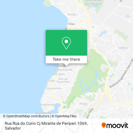Rua Rua do Curio Cj Mirante de Periperi 1069 map