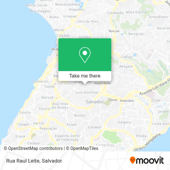 Rua Raul Leite map