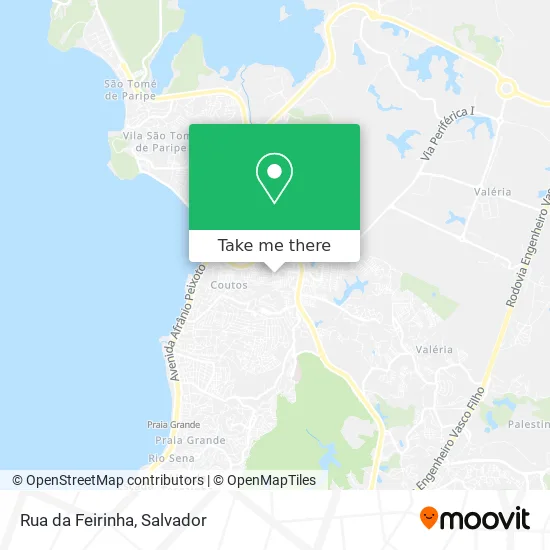 Rua da Feirinha map