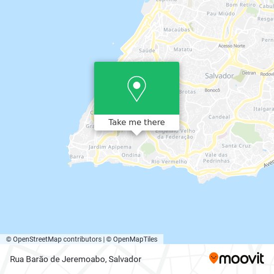 Rua Barão de Jeremoabo map