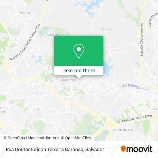 Mapa Rua Doutor Edison Teixeira Barbosa