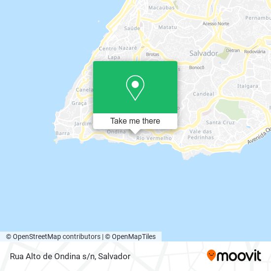 Rua Alto de Ondina s/n map