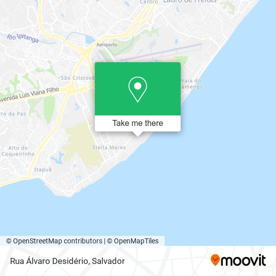 Rua Álvaro Desidério map