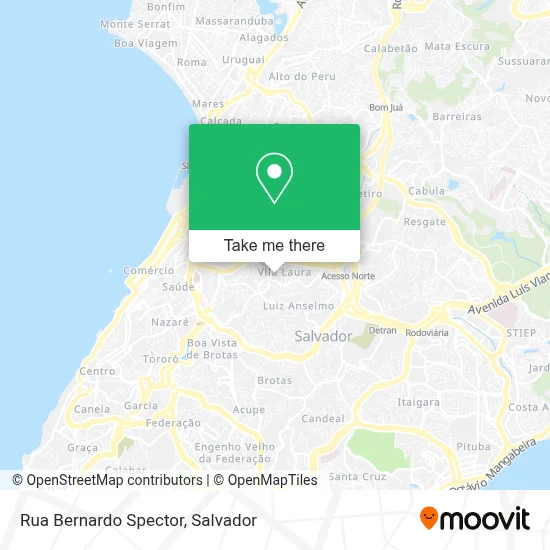Rua Bernardo Spector map