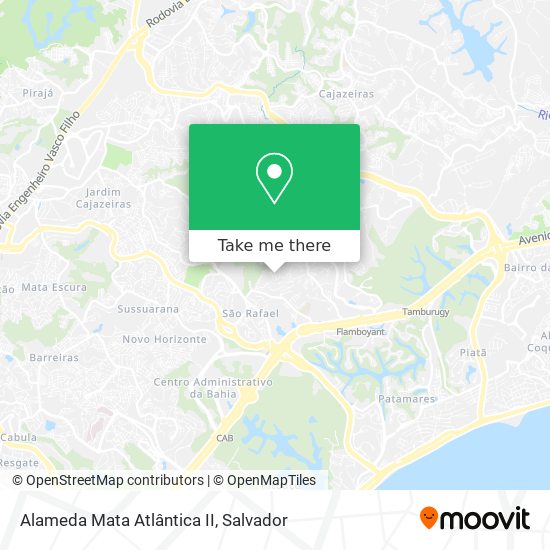 Alameda Mata Atlântica II map