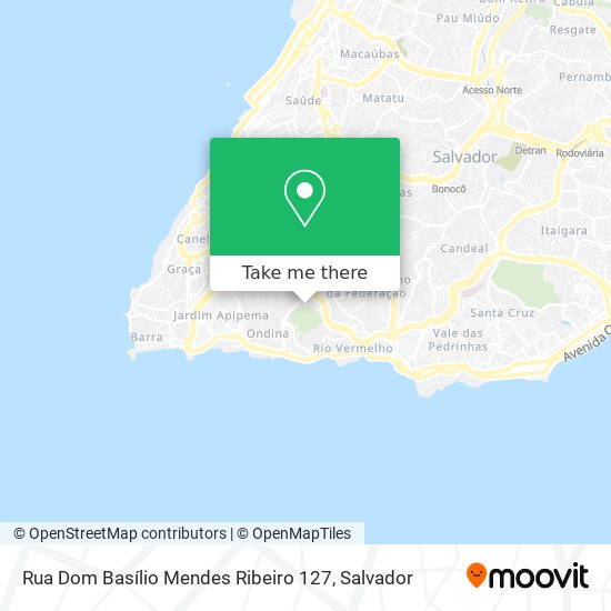 Mapa Rua Dom Basílio Mendes Ribeiro 127