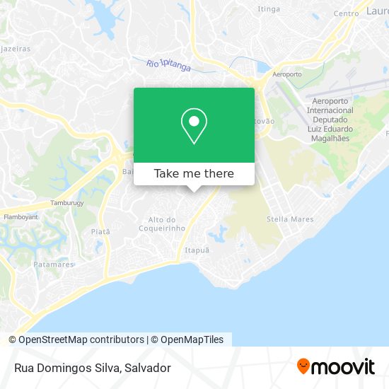 Mapa Rua Domingos Silva