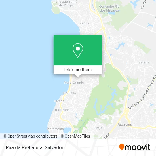 Rua da Prefeitura map