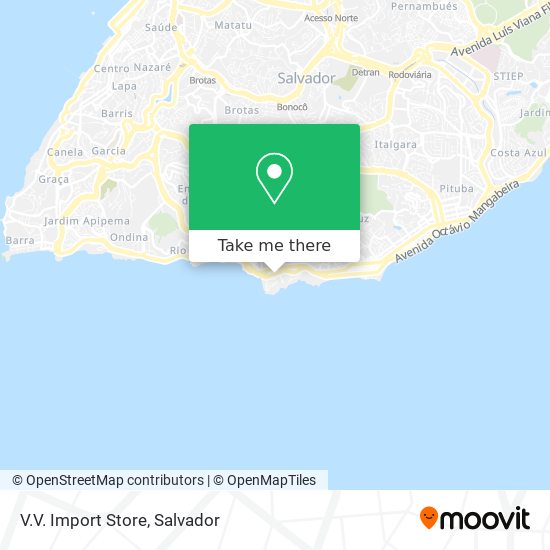 Mapa V.V. Import Store