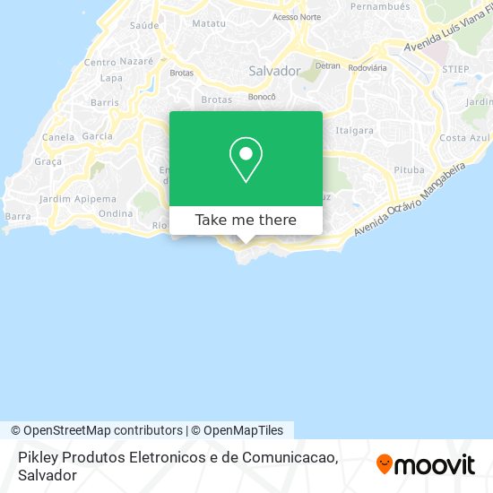 Mapa Pikley Produtos Eletronicos e de Comunicacao