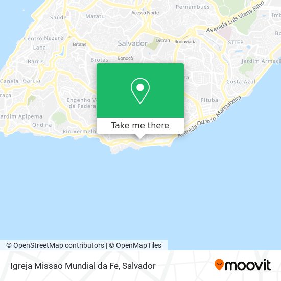 Igreja Missao Mundial da Fe map