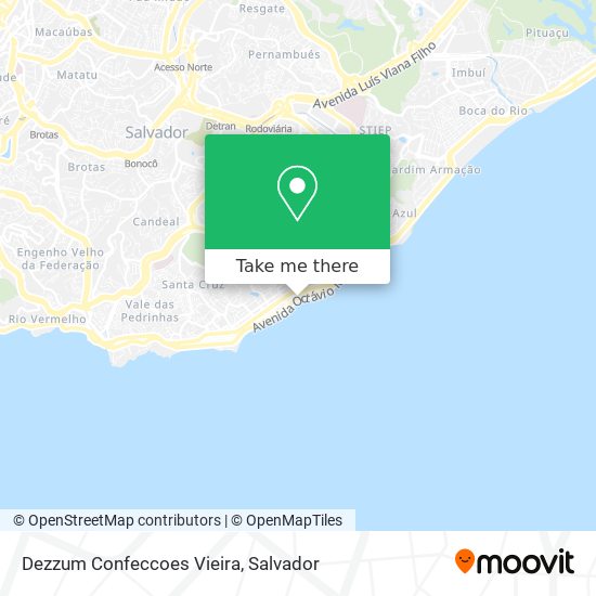 Dezzum Confeccoes Vieira map