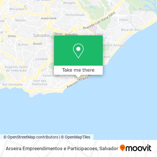 Aroeira Empreendimentos e Participacoes map