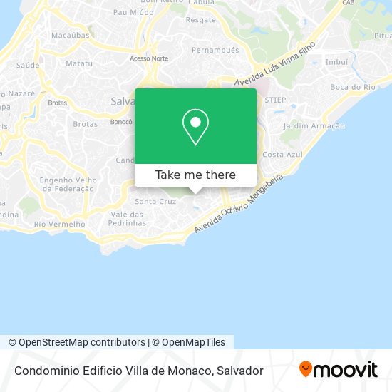 Mapa Condominio Edificio Villa de Monaco