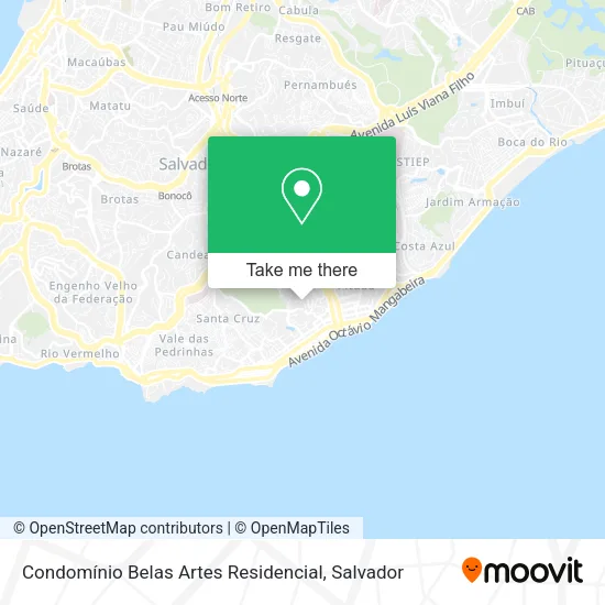 Condomínio Belas Artes Residencial map