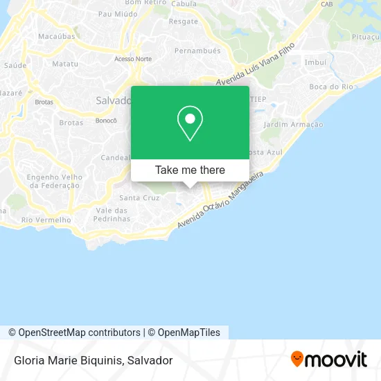 Gloria Marie Biquinis map