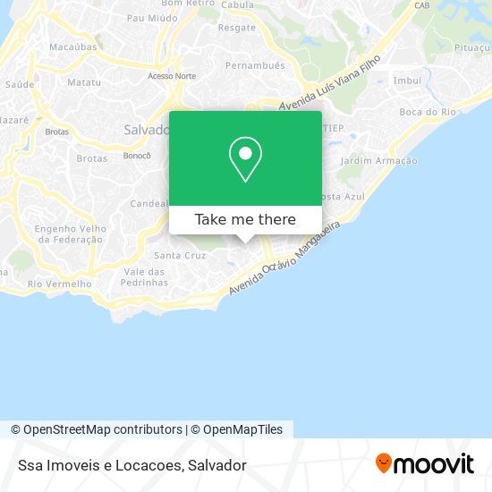 Ssa Imoveis e Locacoes map