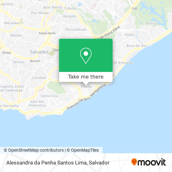 Alessandra da Penha Santos Lima map