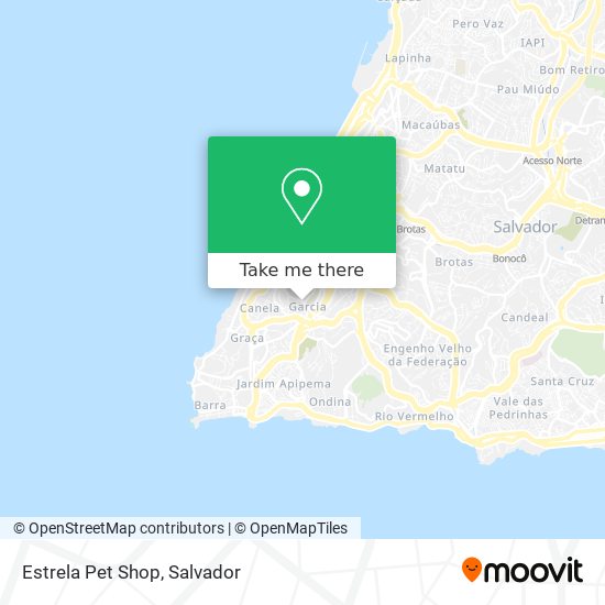 Estrela Pet Shop map