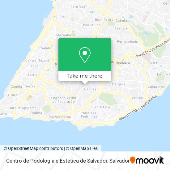 Centro de Podologia e Estetica de Salvador map