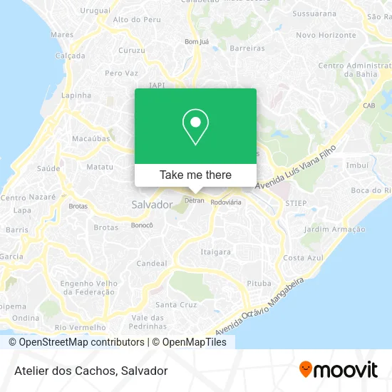 Atelier dos Cachos map