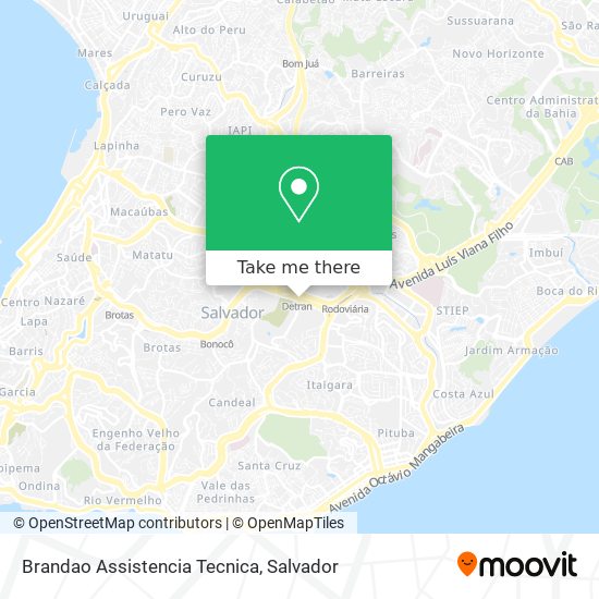 Brandao Assistencia Tecnica map