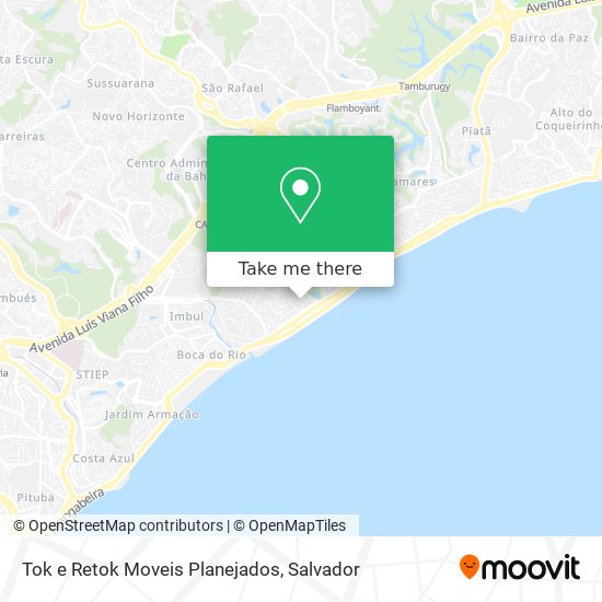 Tok e Retok Moveis Planejados map