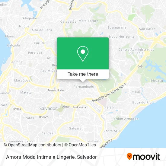 Amora Moda Intima e Lingerie map