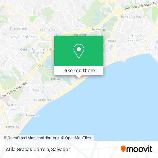 Atila Gracas Correia map