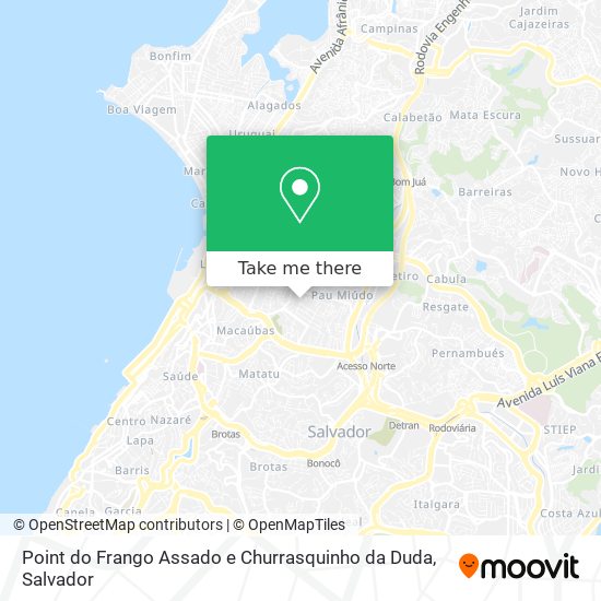 Point do Frango Assado e Churrasquinho da Duda map