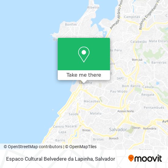 Espaco Cultural Belvedere da Lapinha map