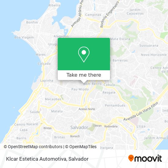 Mapa Klcar Estetica Automotiva