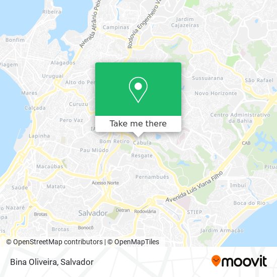 Bina Oliveira map