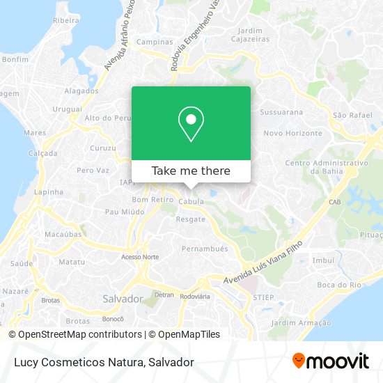 Mapa Lucy Cosmeticos Natura