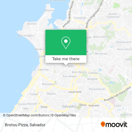 Brotou Pizza map